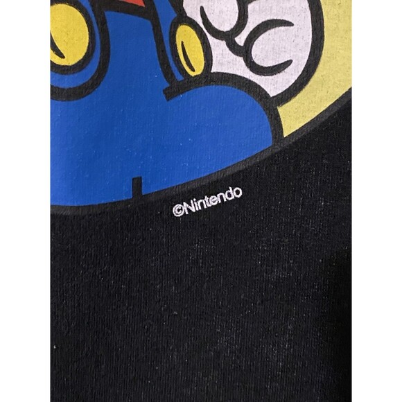 Super Mario Old Navy Black crew neck pullover sweatshirt Boys XL(14-16) - Picture 6 of 8
